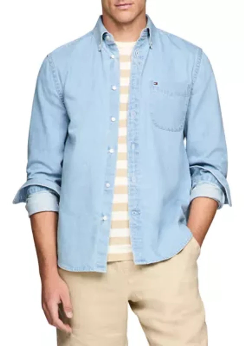 Denim Button Down Shirt