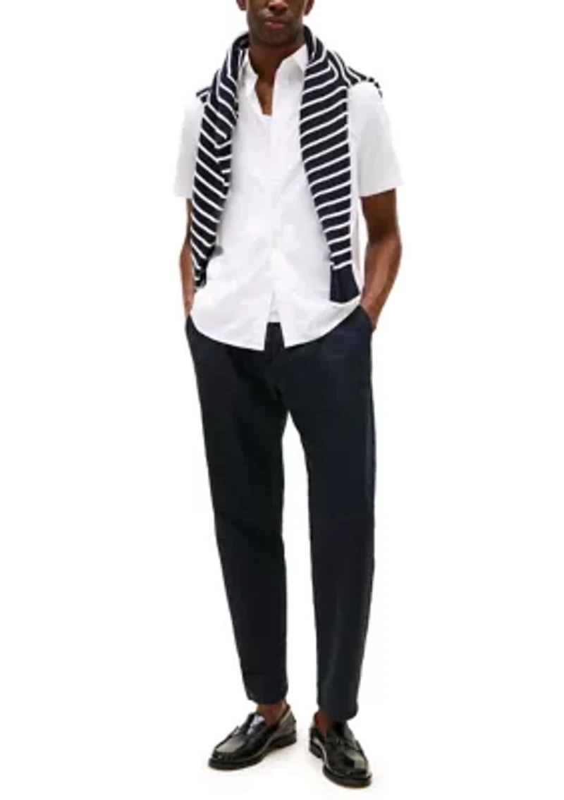 Men's Short Sleeve Flex Poplin Regular Fit Shirt