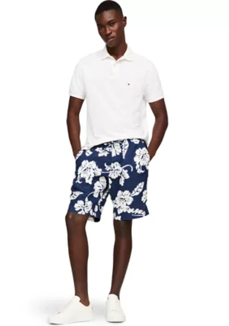 Harlem Printed Linen Shorts