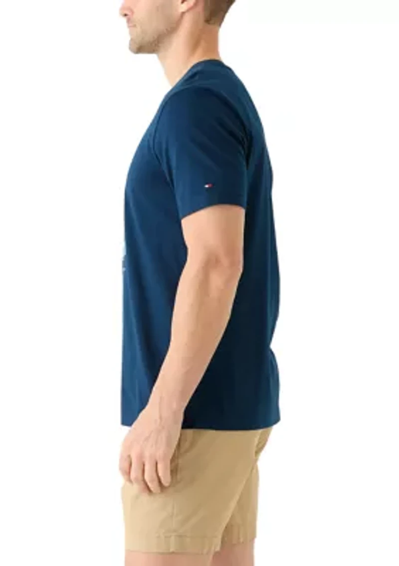 Color Photo Print Graphic T-Shirt