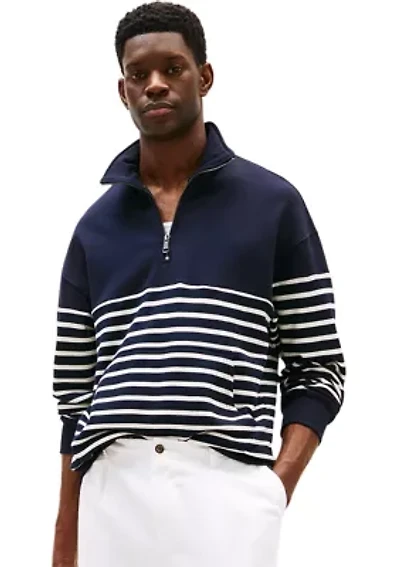 Monotype Logo Quarter-Zip Sweatshirt