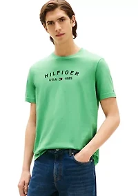 Father’s Day T-Shirt with Printed Chest Logo