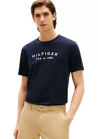 Father’s Day T-Shirt with Printed Chest Logo