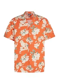 Regular Fit Floral Camp Shirt