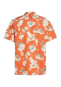 Regular Fit Floral Camp Shirt