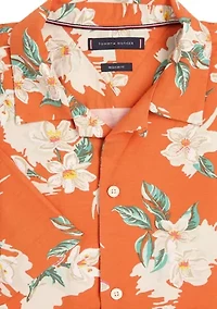 Regular Fit Floral Camp Shirt