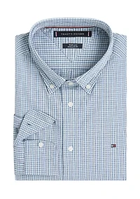 Flex Poplin Small Tartan Shirt