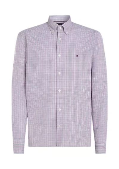 Flex Poplin Small Tartan Shirt