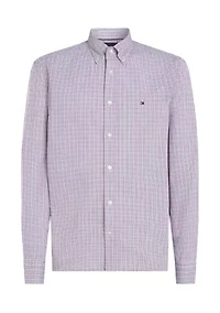 Flex Poplin Small Tartan Shirt