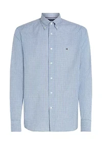 Flex Poplin Small Tartan Shirt