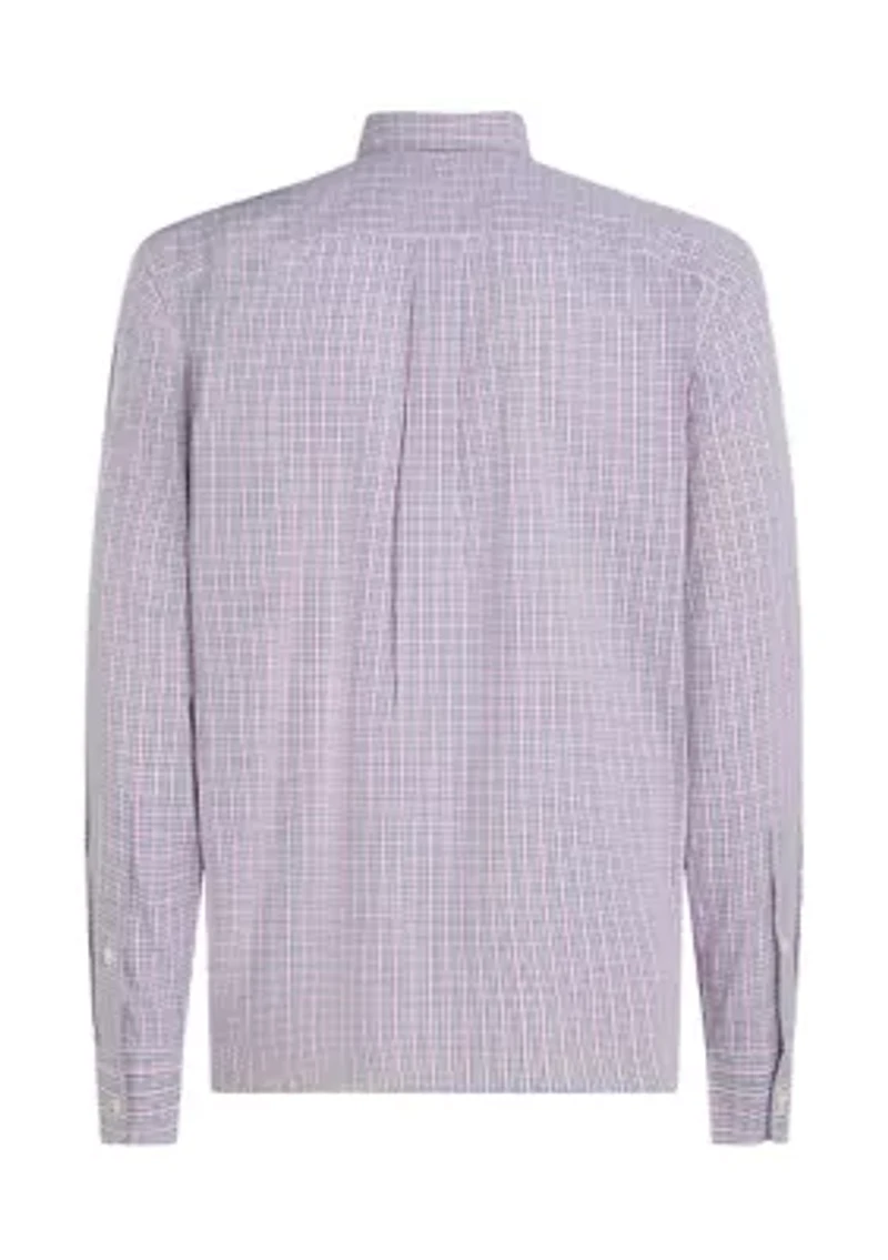 Flex Poplin Small Tartan Shirt