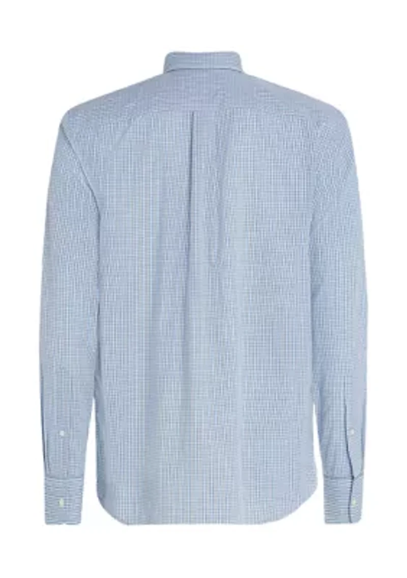 Flex Poplin Small Tartan Shirt