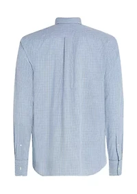 Flex Poplin Small Tartan Shirt