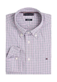 Flex Poplin Small Tartan Shirt