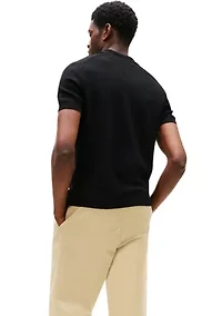 Men’s Knitted Sweater Polo Shirt