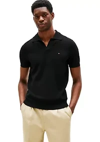 Men’s Knitted Sweater Polo Shirt