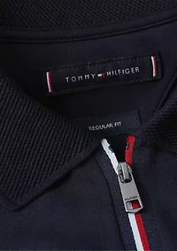 Interlock Zip Regular Fit Polo Shirt