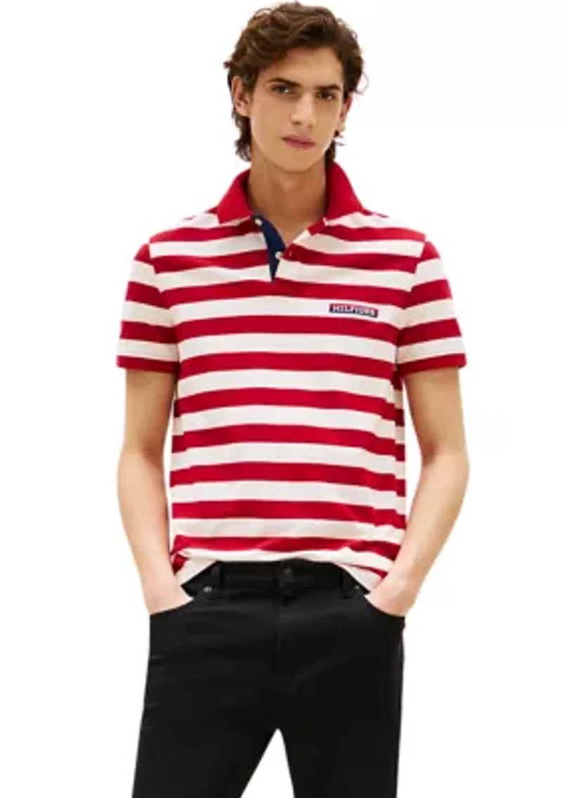 Stripe Polo Shirt