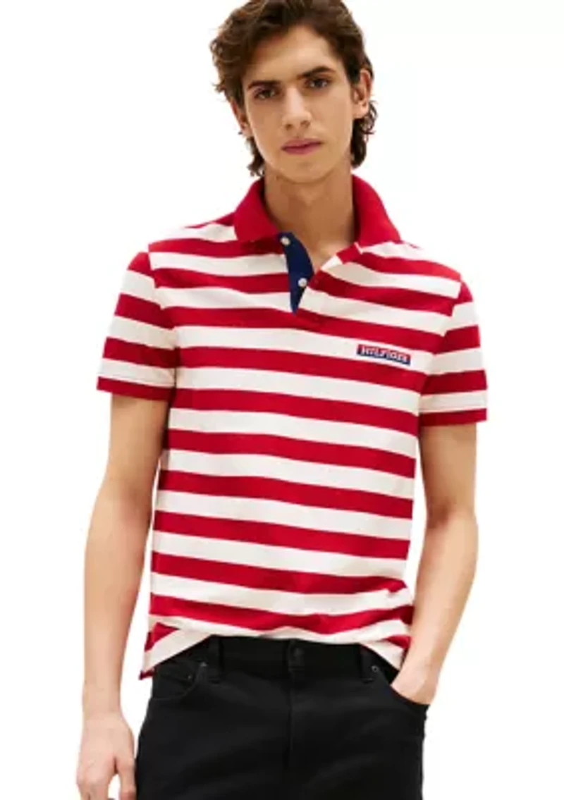 Stripe Polo Shirt