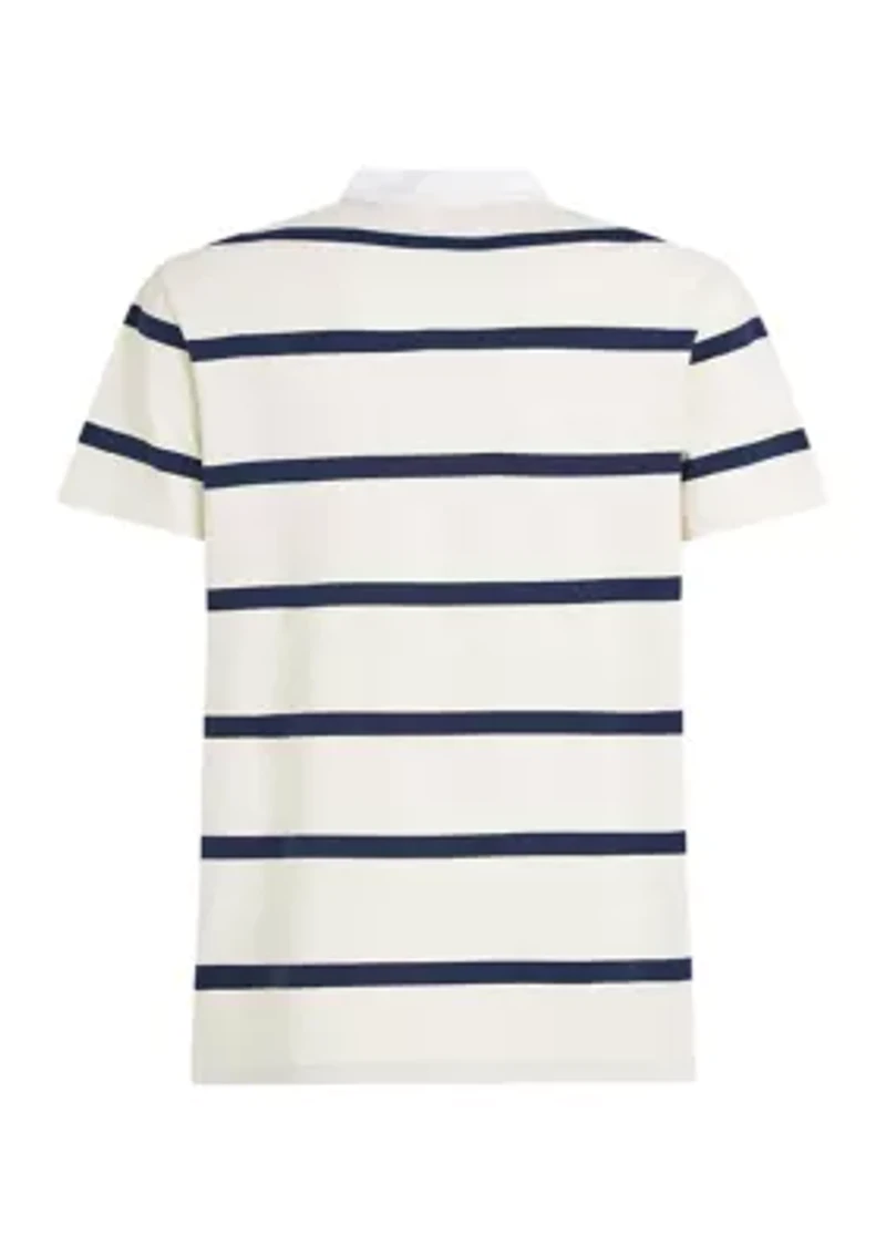 Short Sleeve Classic Fit Rugby T-Shirt