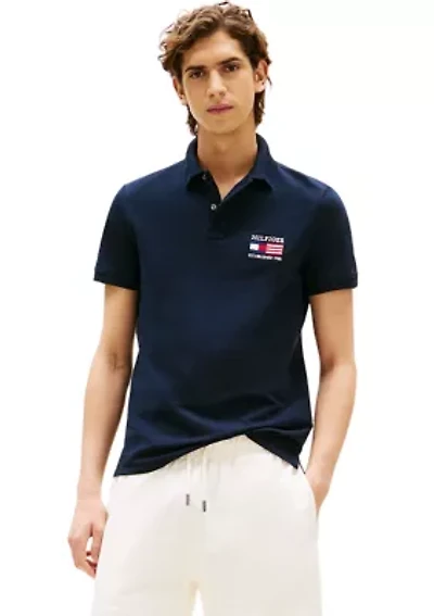 Flag Logo Polo Shirt
