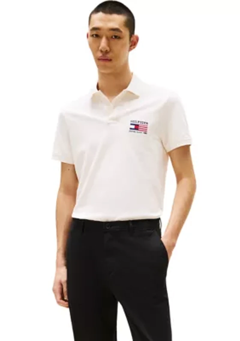 Flag Logo Polo Shirt