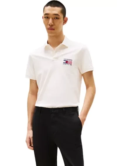 Flag Logo Polo Shirt