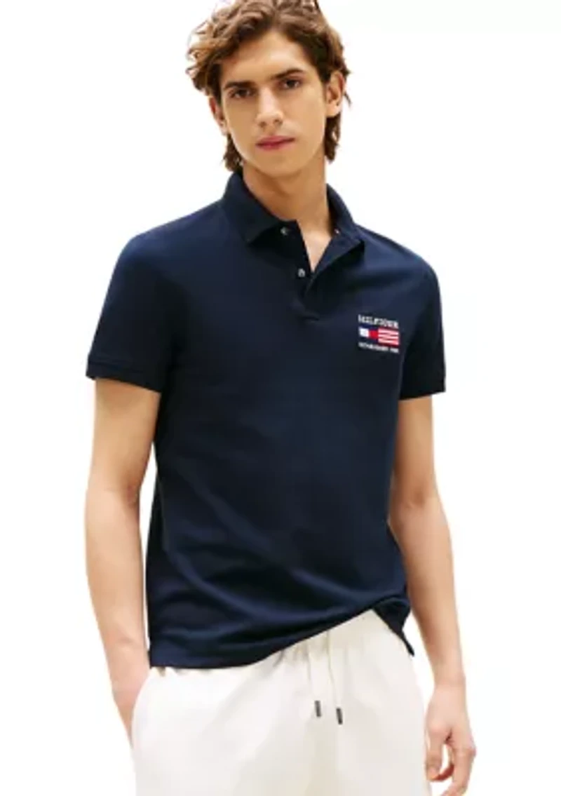 Flag Logo Polo Shirt