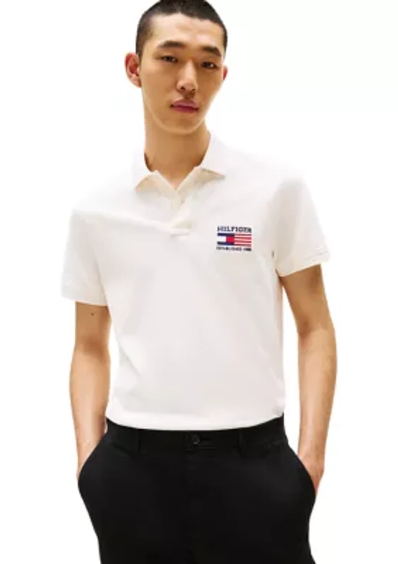 Flag Logo Polo Shirt