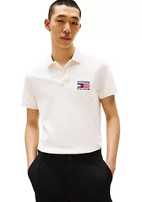 Flag Logo Polo Shirt
