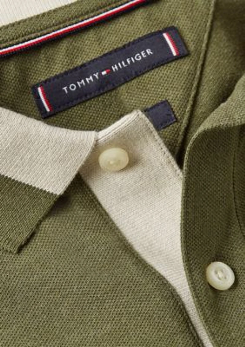 Regular Fit Contrast Collar Polo Shirt