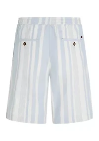 Stripe Drawstring Shorts