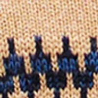 Fairisle Wool Blend Rollneck Sweater