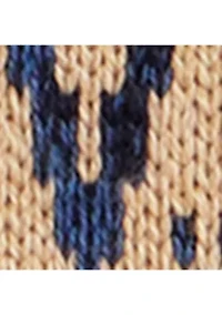 Fairisle Wool Blend Rollneck Sweater