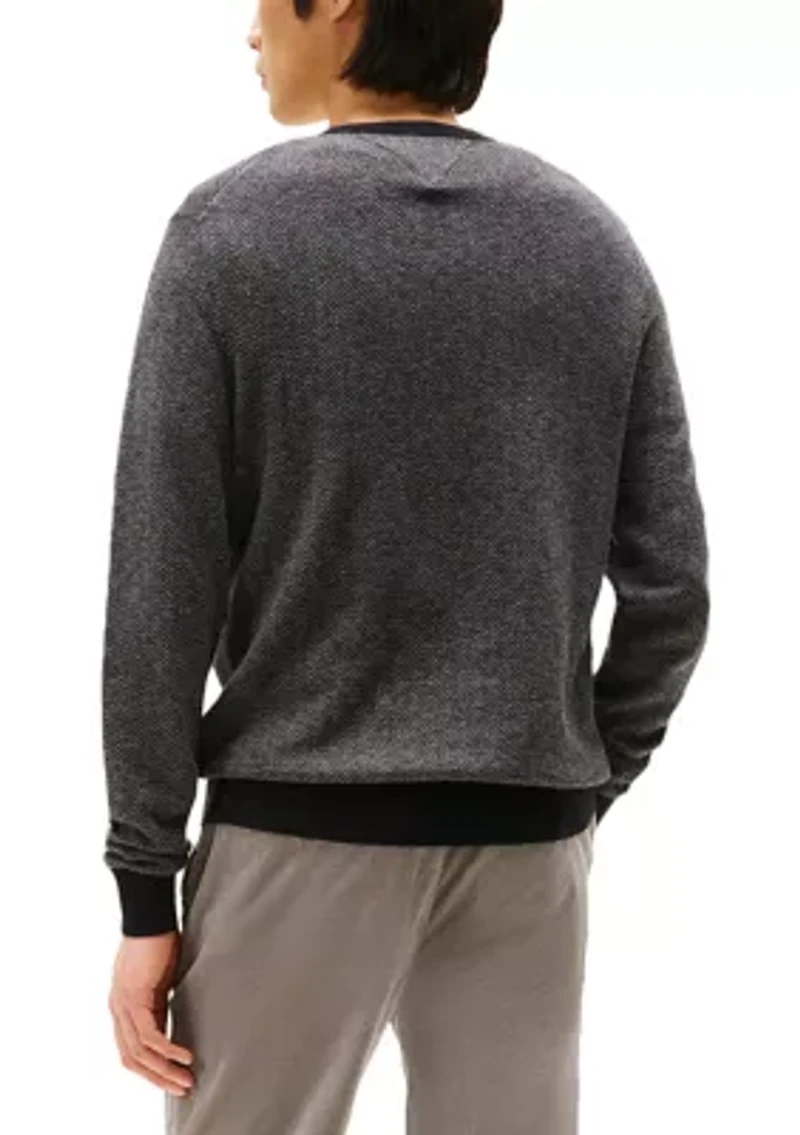 Herringbone Crewneck Sweater