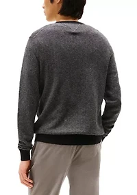 Herringbone Crewneck Sweater