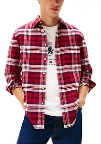 Seasonal Tartan Flannel Shirt