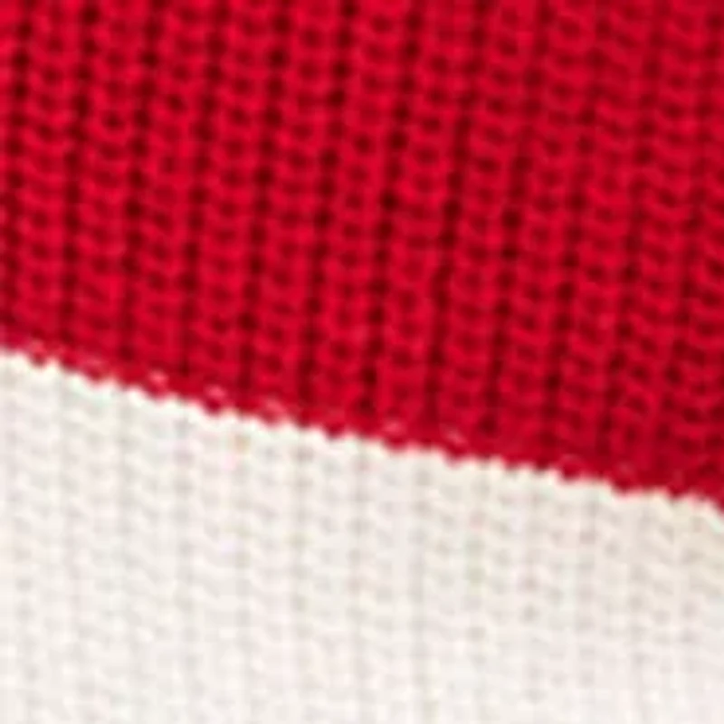 Chest Stripe Zip Sweater