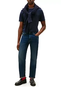 Men's Red White & Blue Pique Pocket T-Shirt