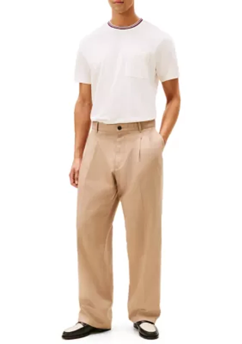 Men's Red White & Blue Pique Pocket T-Shirt