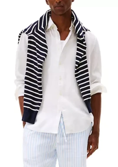 Men's Long Sleeve Linen Shirt