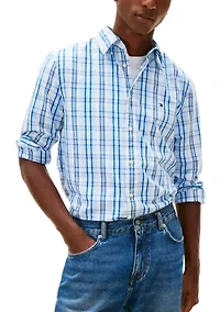 Men's Check Flex Poplin Shirt