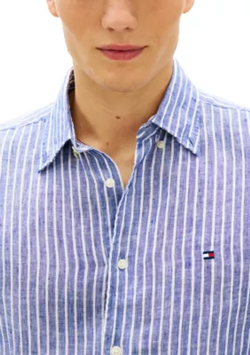 Men's Long Sleeve Bengal Striped Shirt