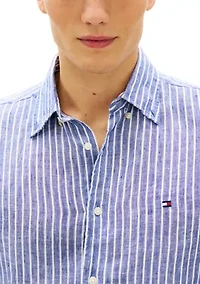 Men's Long Sleeve Bengal Striped Shirt