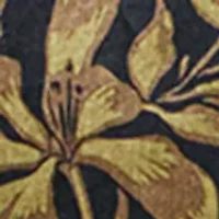 Men's Short Sleeve Linen Floral Shirt