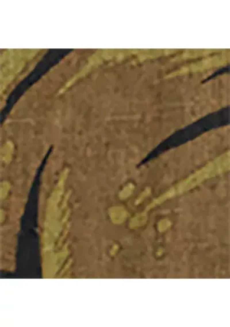 Men's Short Sleeve Linen Floral Shirt