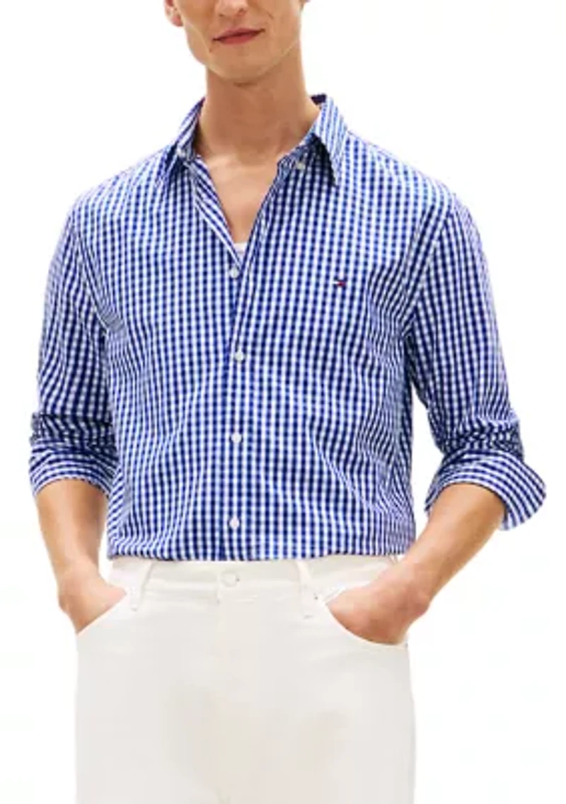 Men's Flex Poplin Gingham Shirt