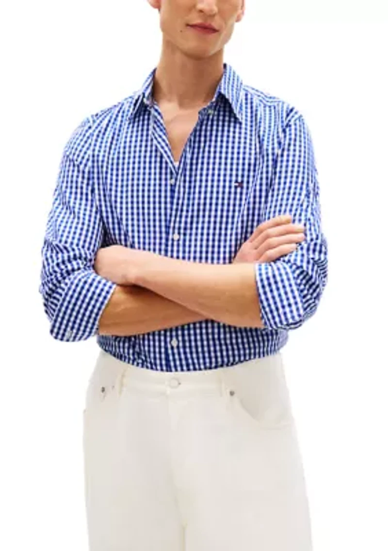 Men's Flex Poplin Gingham Shirt
