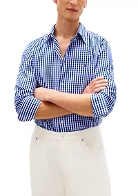 Men's Flex Poplin Gingham Shirt