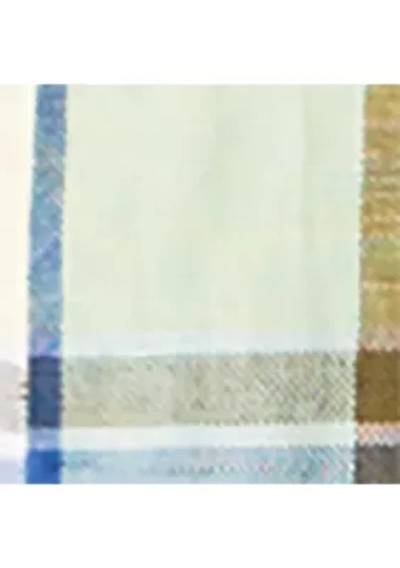 Men's Linen Blend Madras Checkered Shirt